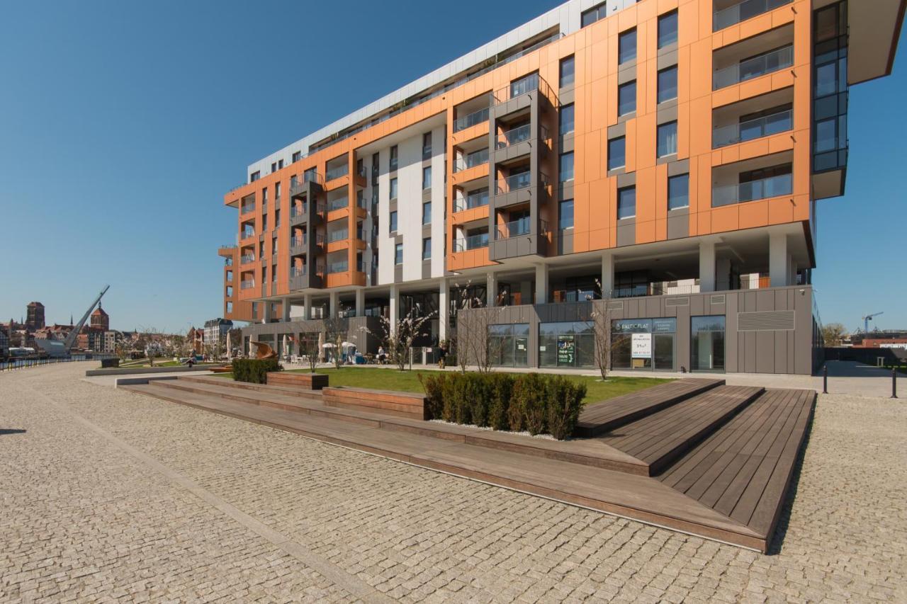 Citystay Brabank Apartament Nad Motlawa Gdańsk Eksteriør bilde