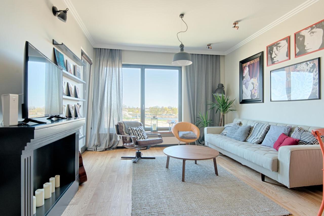 Citystay Brabank Apartament Nad Motlawa Gdańsk Eksteriør bilde